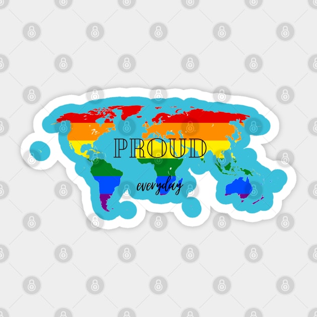 LGBTQIA+ PRIDE Sticker by TheDesigNook